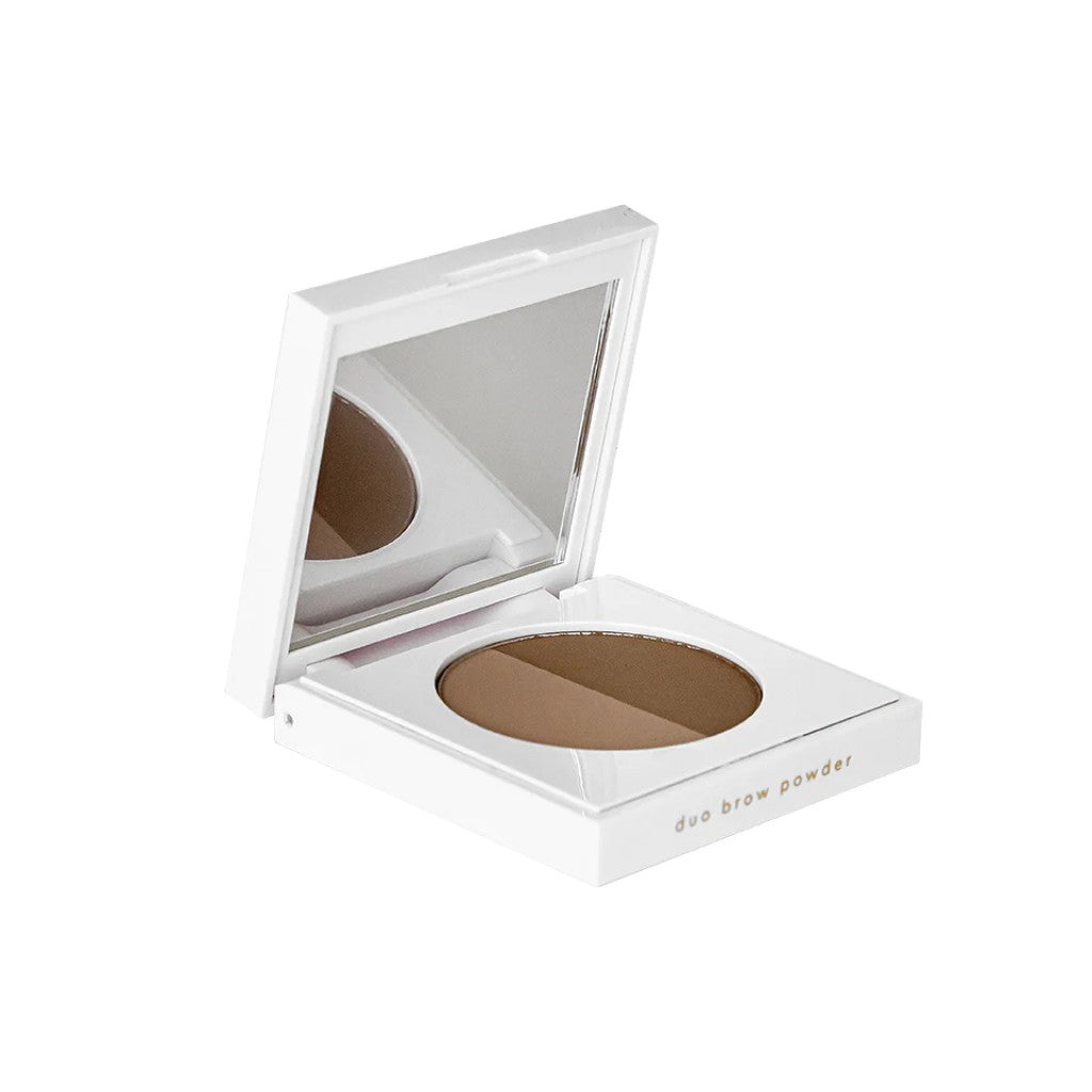 Duo brow powder light to medium