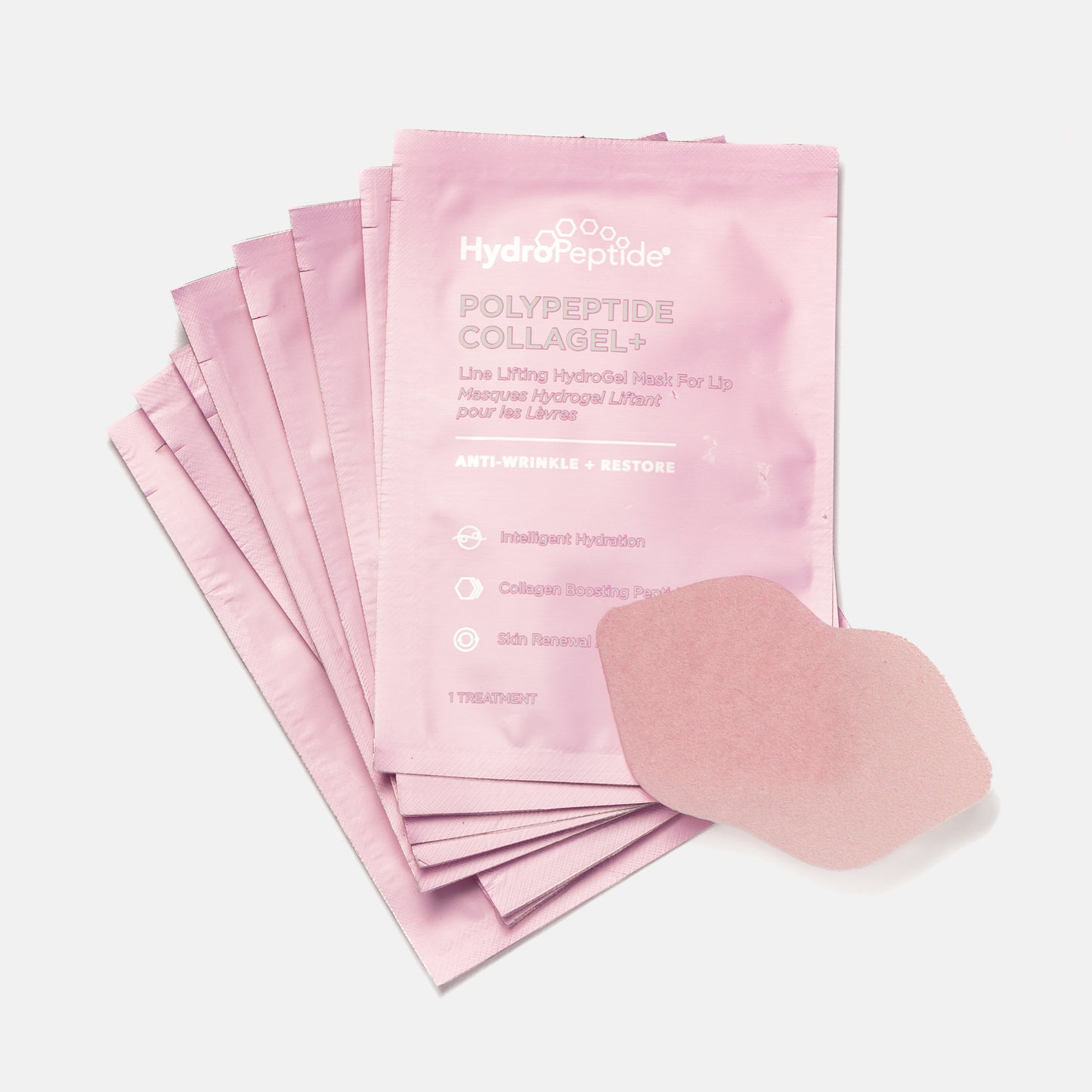 Polypeptide collagel lip mask