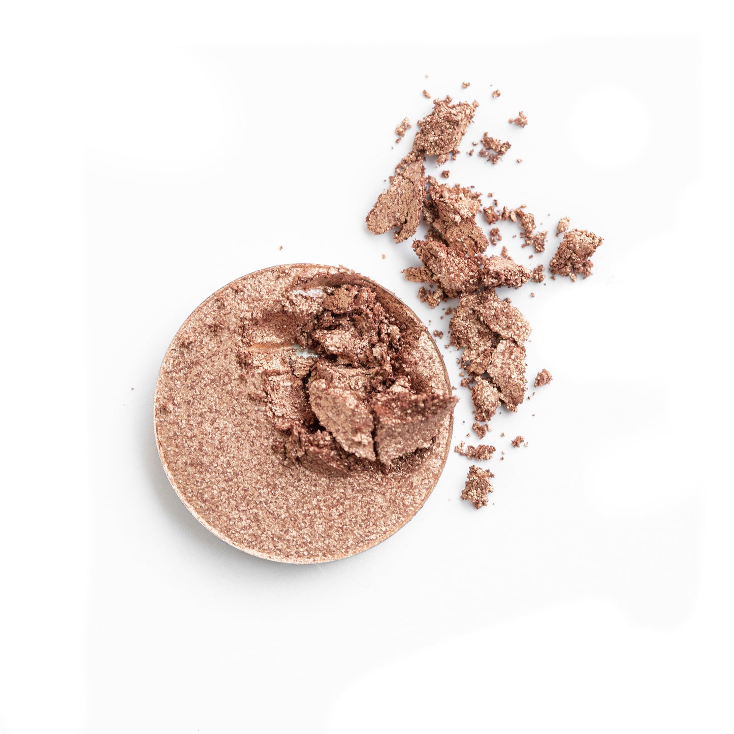 Compact mineral eyeshadow