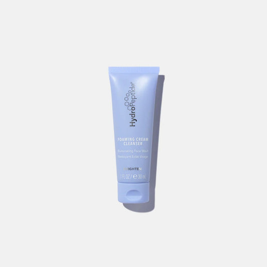 Foaming cream cleanser travel size